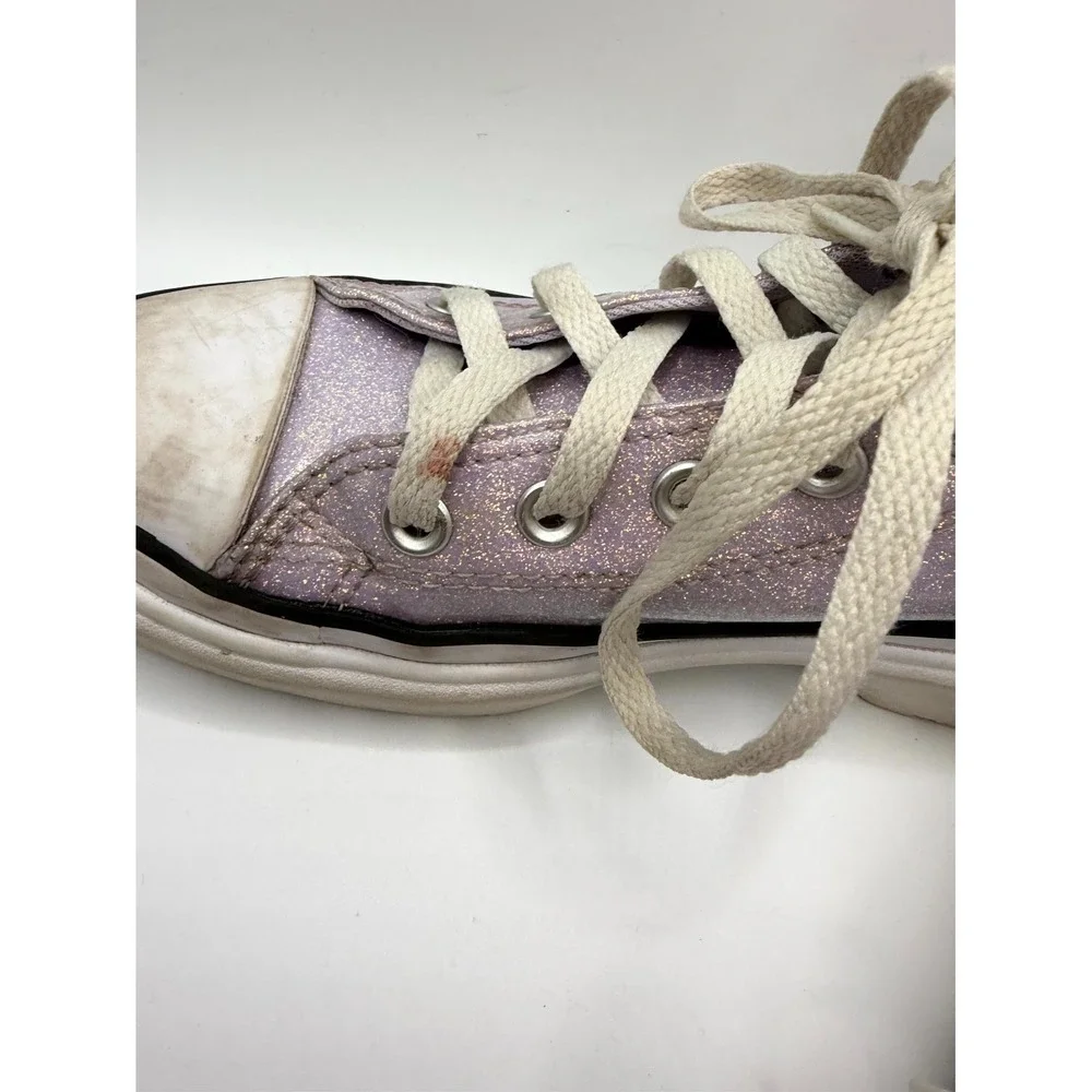 Converse Chuck Taylor All Star Lugged Lift Platform Hi GS Kid 4.5 Sneaker Violet